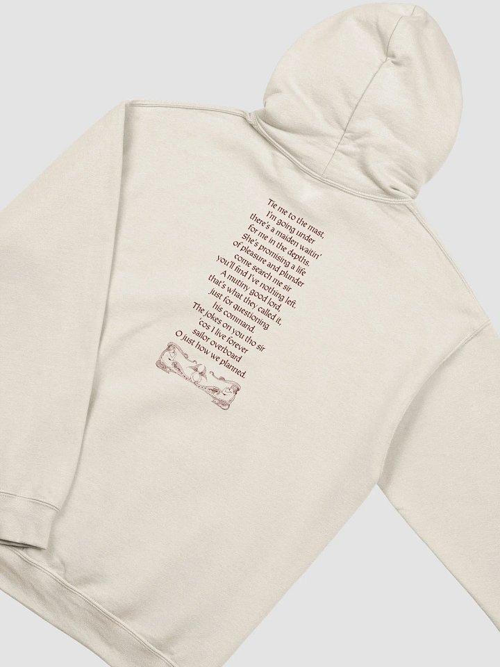 'Syrena' Official Merch Hoodie (verse lyrics version) (light colours) product image (1)