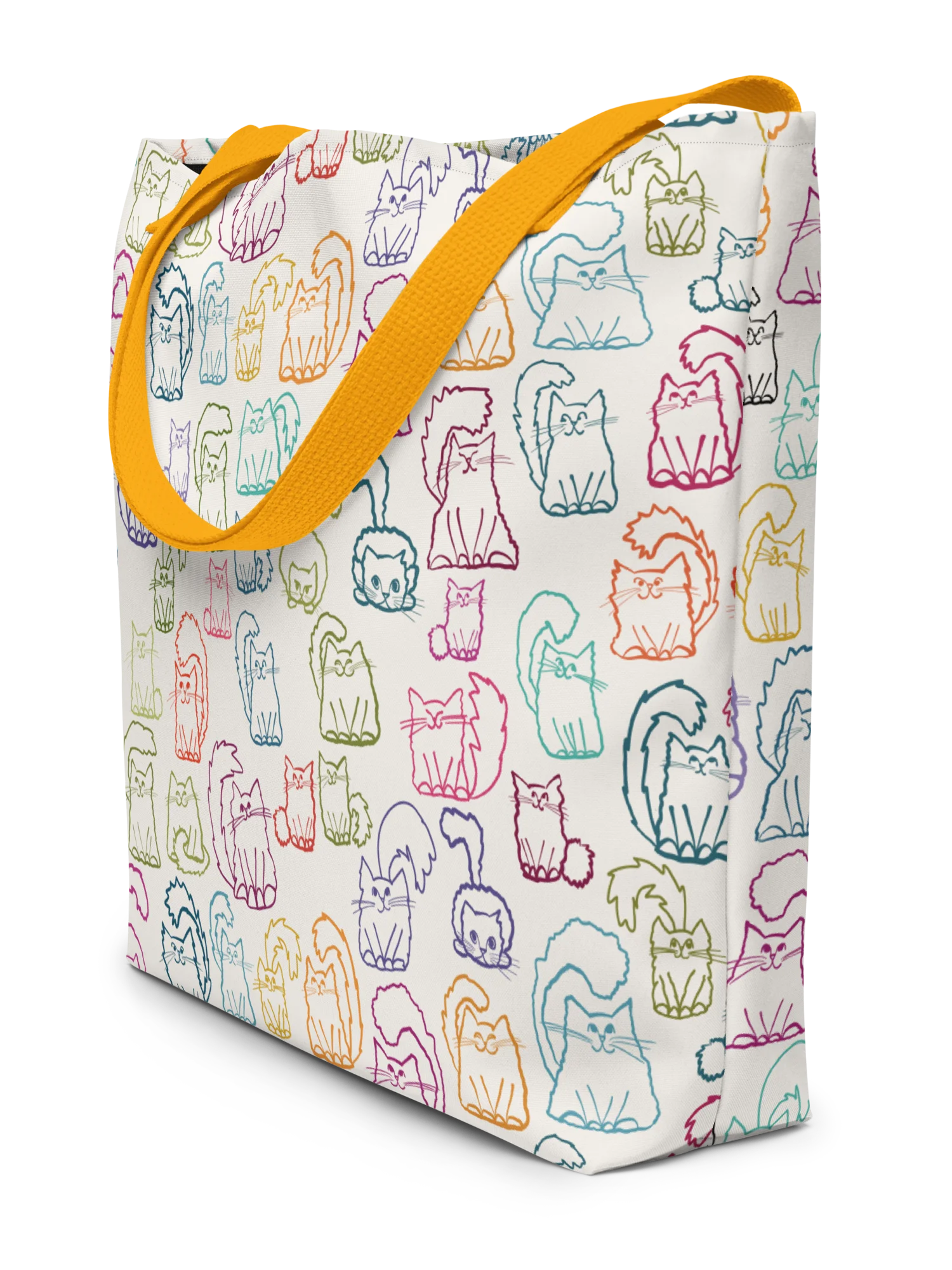 Sooo Many Cute Kitties Large Tote Bag product image (2)