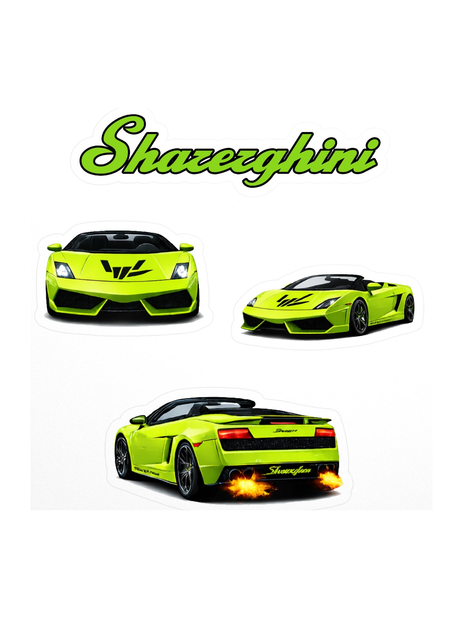 SHARERGHINI Sticker Sheet product image (1)