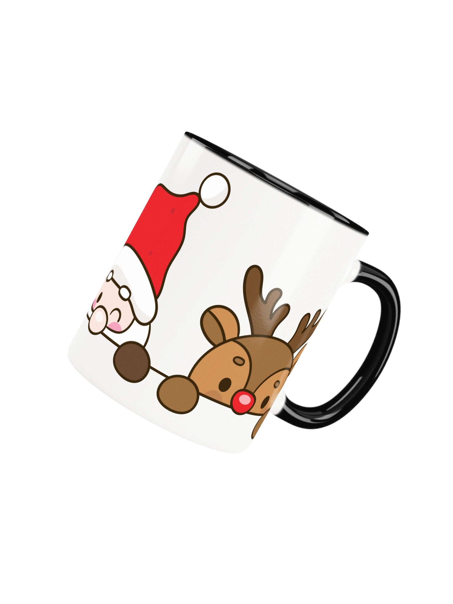 Cute Christmas Peeking Characters Mug product image (38)
