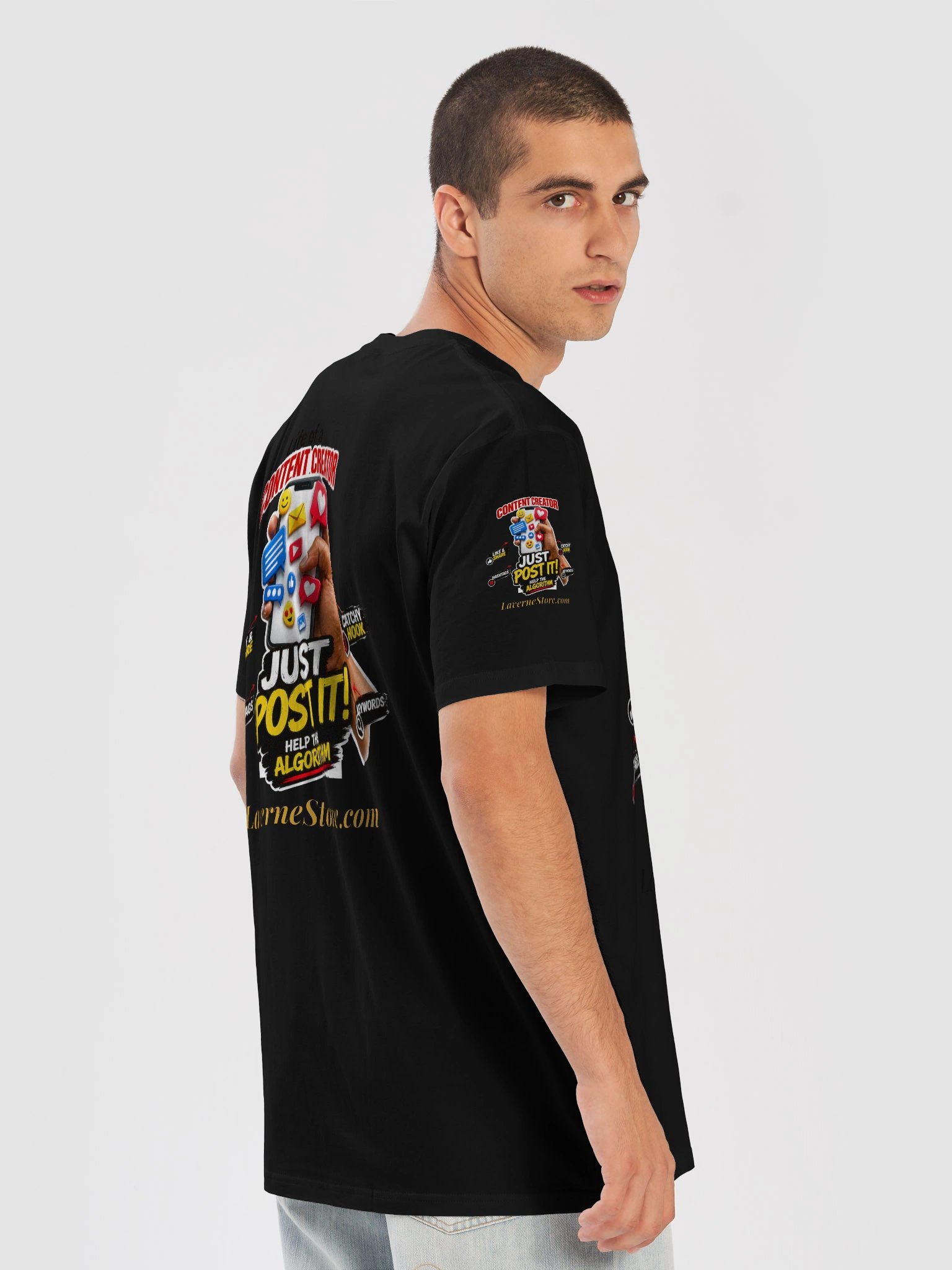 Just Post It Content Creator Tee product image (51)