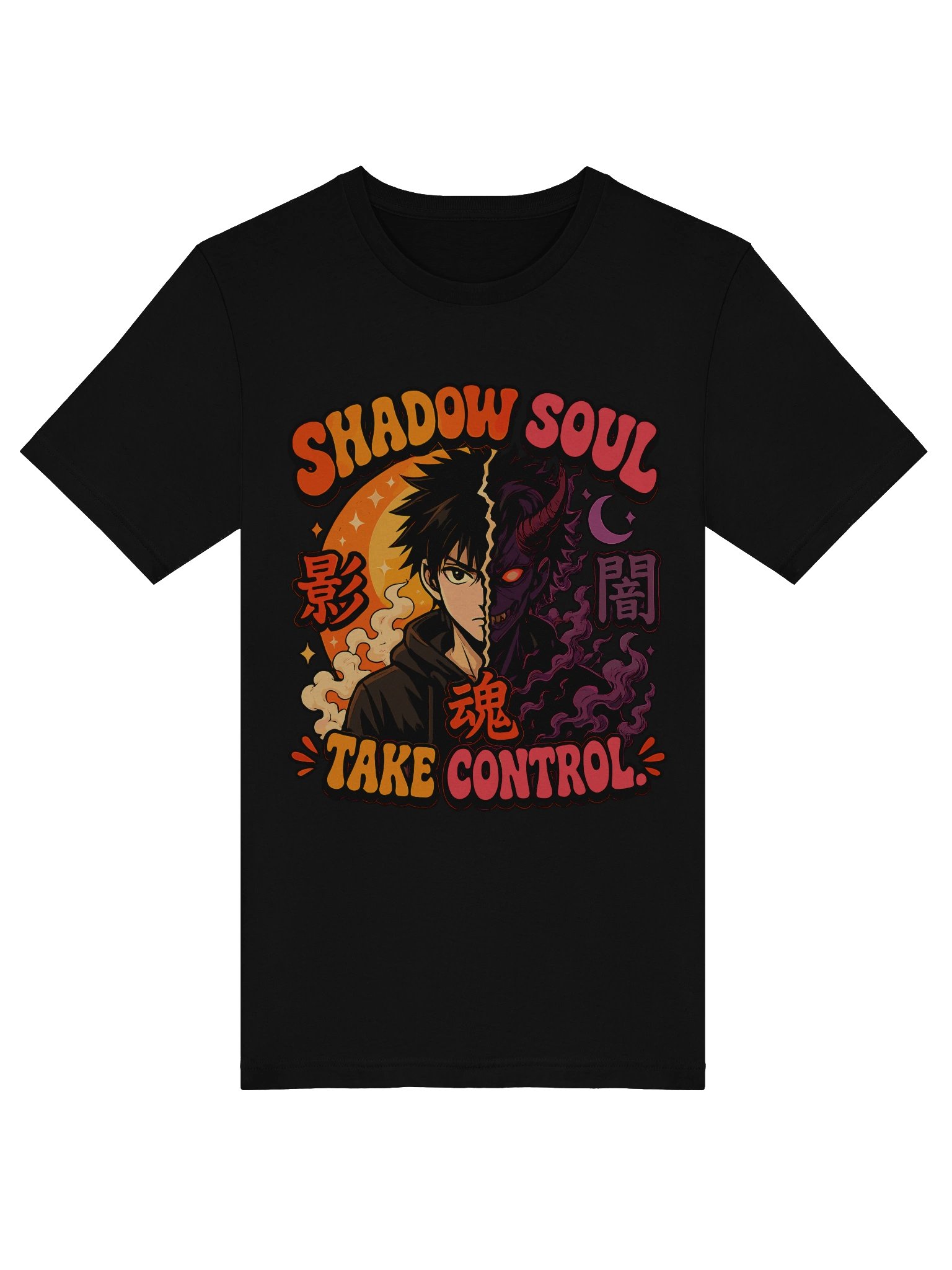 Shadow Soul Take Control Anime Graphic Tees product image (5)