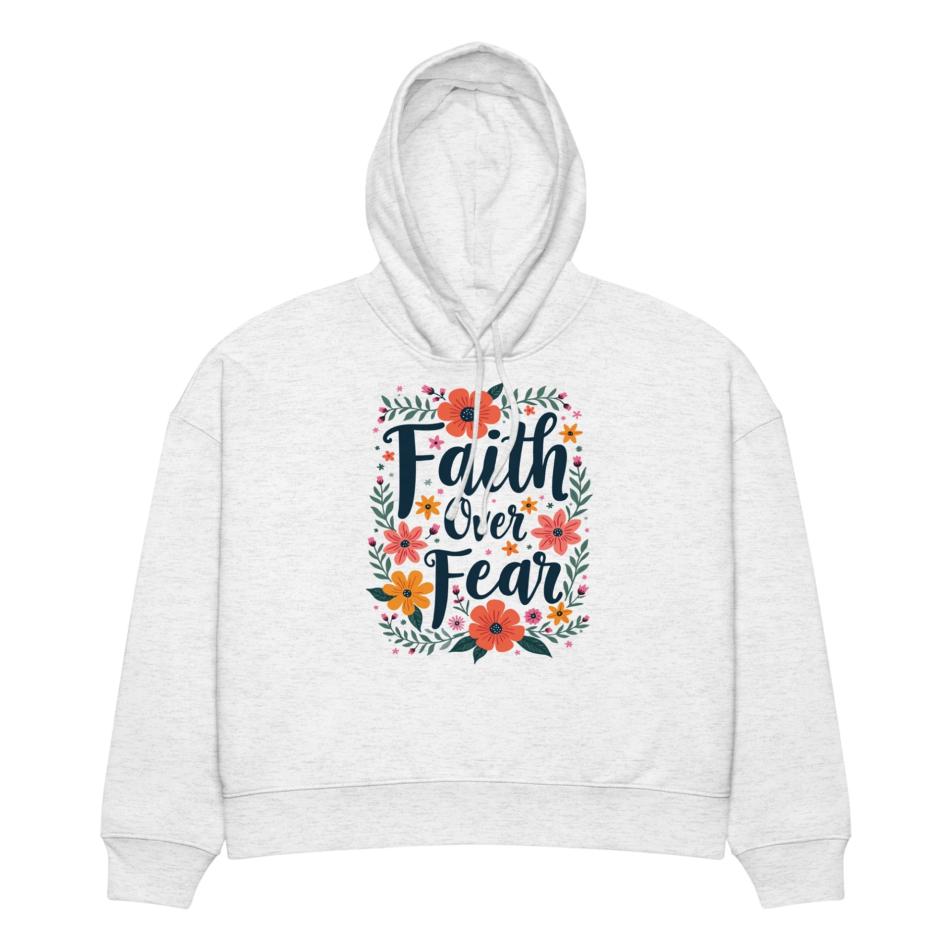 Women's Organic Hoodie Faith Over Fear product image (3)
