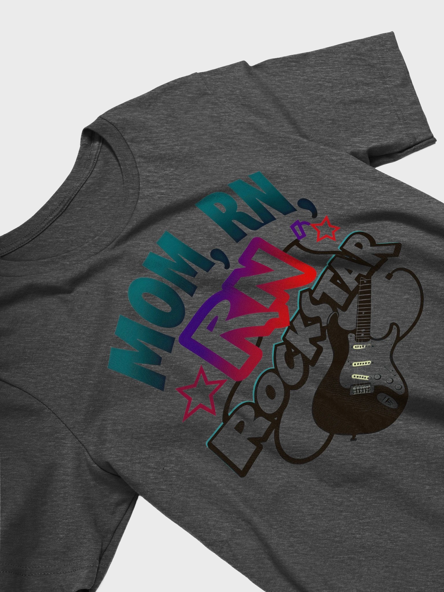 Rockstar Mom RN Graphic T-Shirt product image (27)