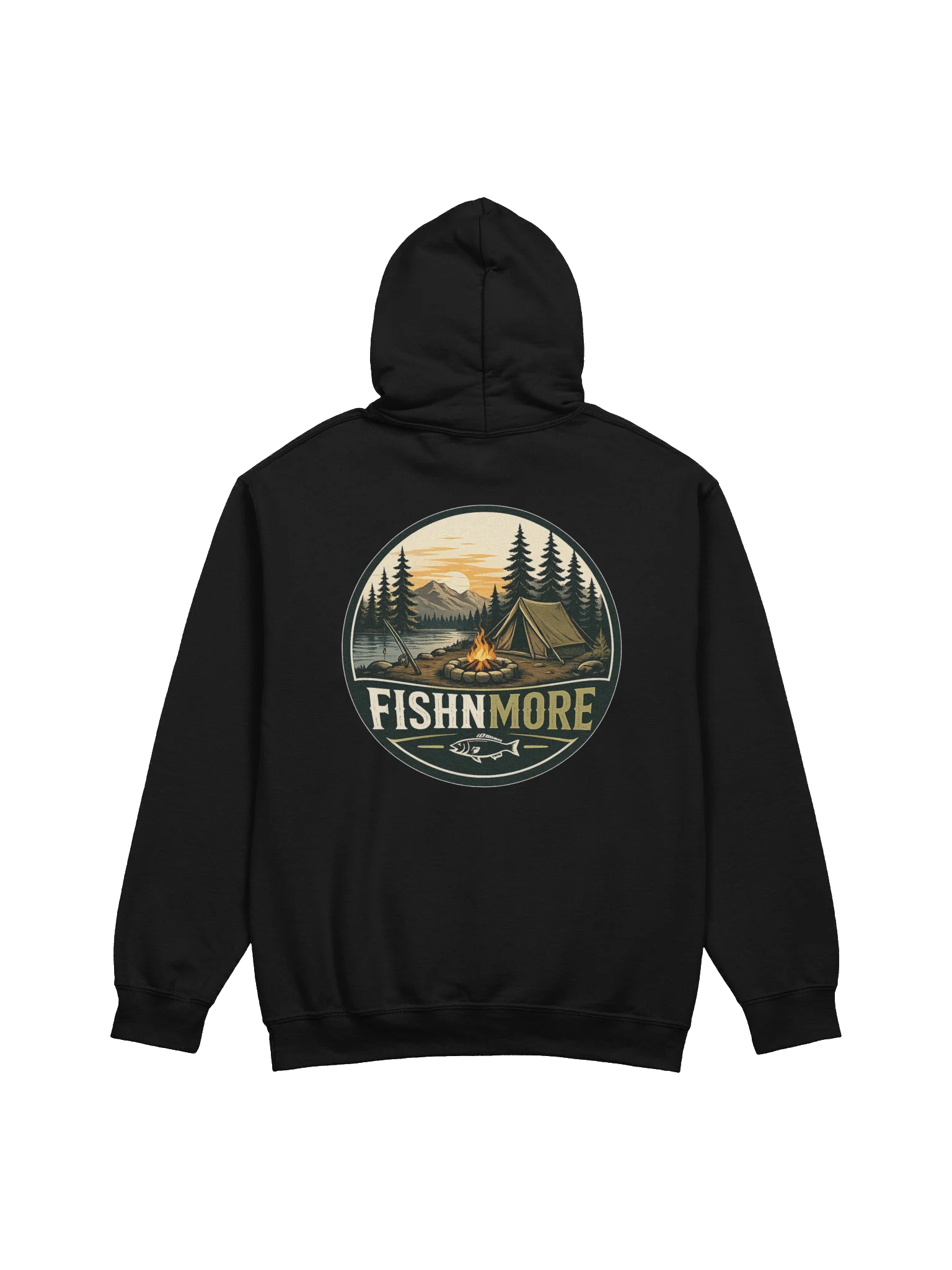 Camp FishNmore Hoodie product image (6)