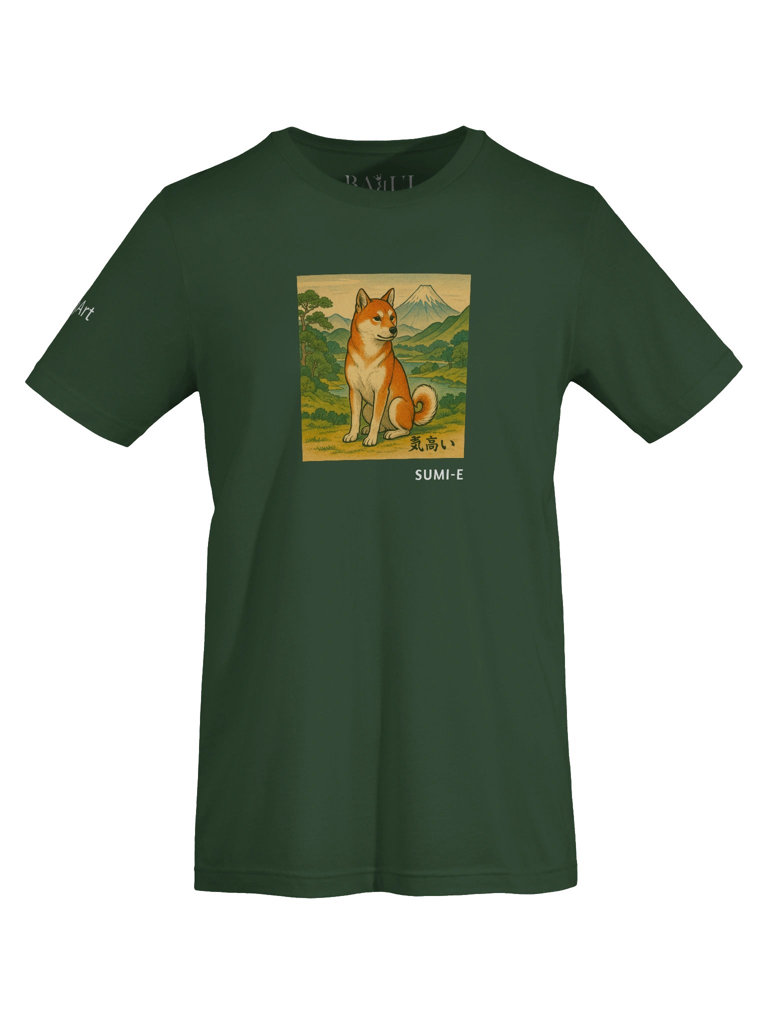 DOGART Unisex Jersey DOG T-Shirt - SUMI-E STYLE - Iconic Painting Reimagined with Dogs product image (5)