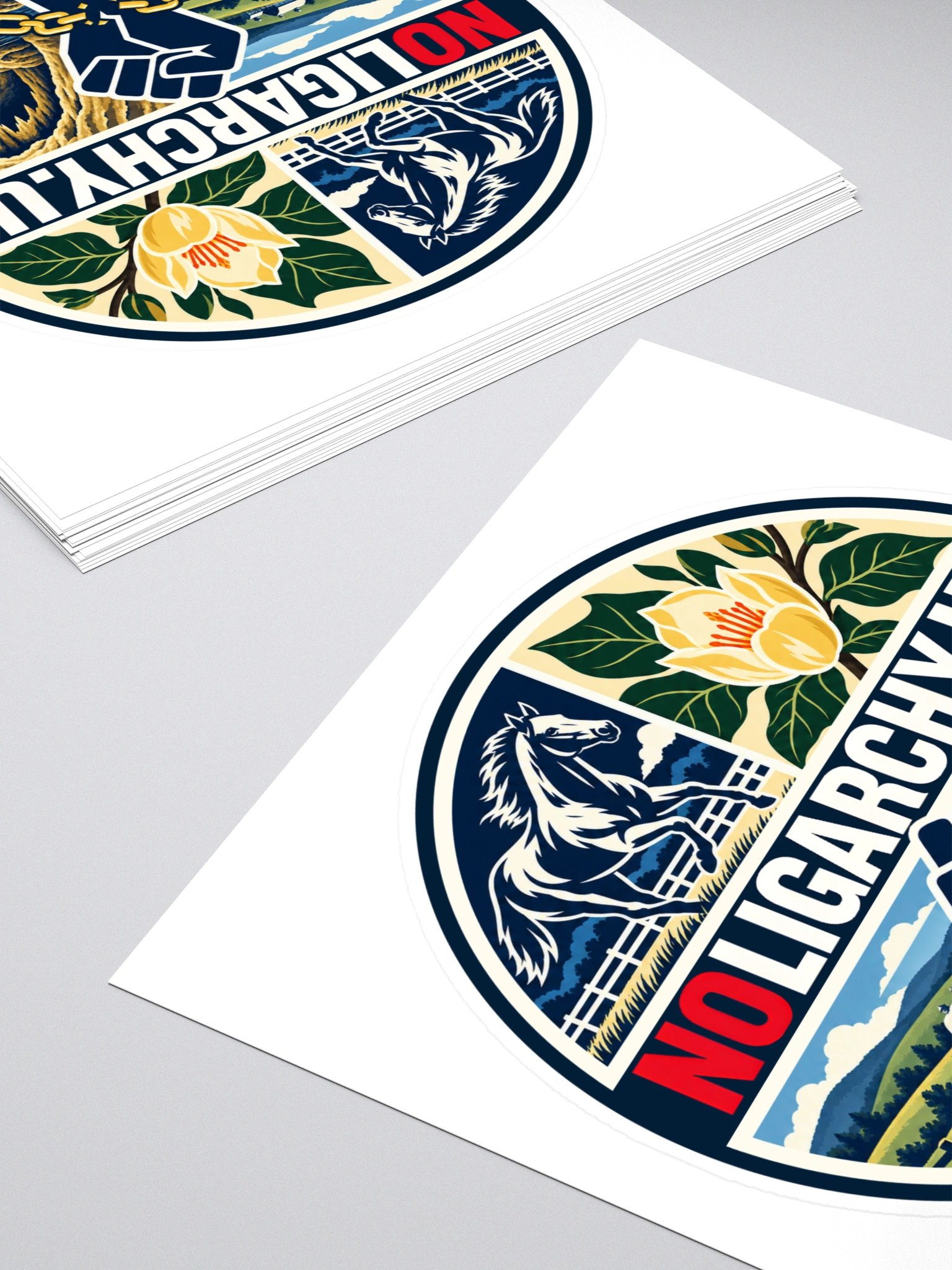 Kentucky NOLIGARCHY.US sticker product image (4)
