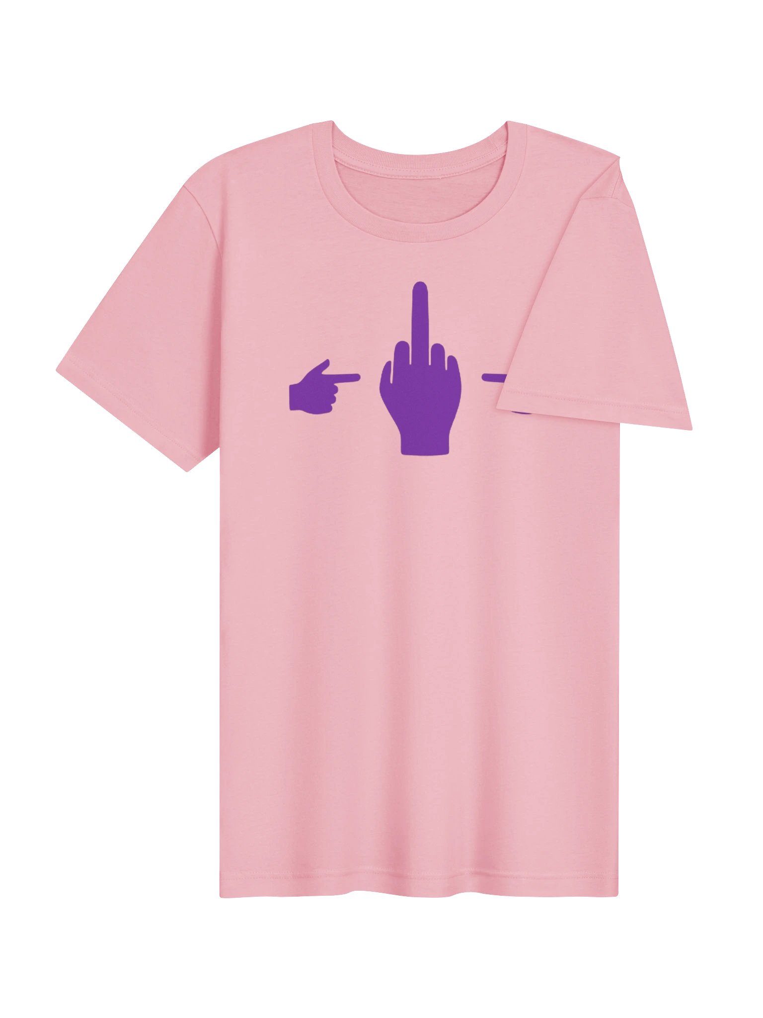 No Middle Finger Point ShopCo Purple Unisex Tee product image (13)