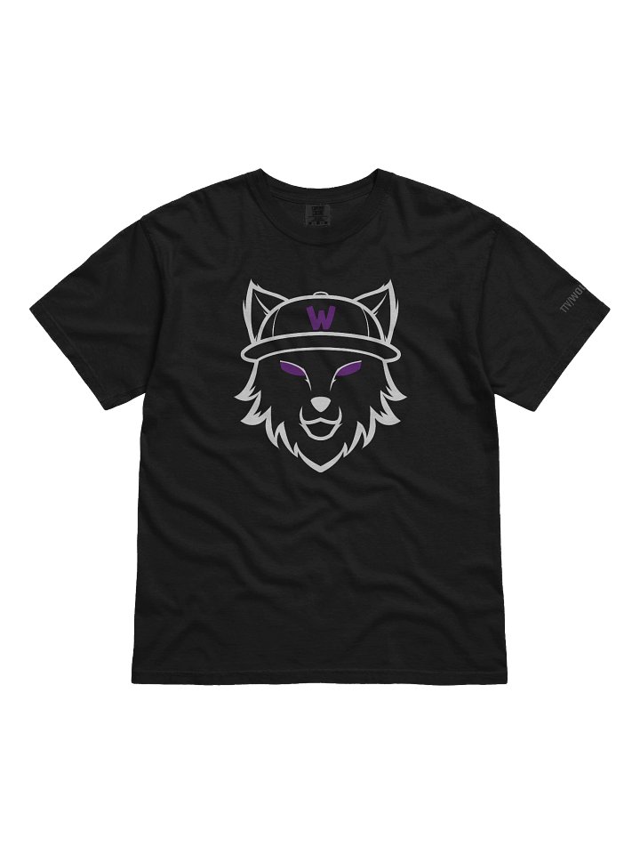 wolf_eyed Logo White Outline Heavyweight T-Shirt product image (6)