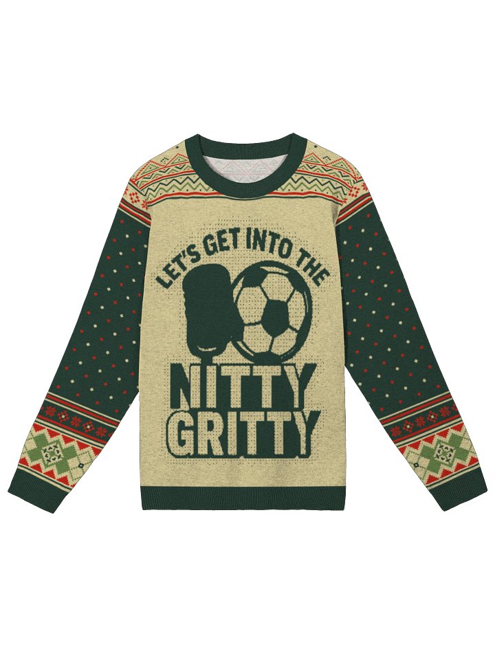 Let's Get Into The Nitty Gritty Xmas Jumper product image (3)
