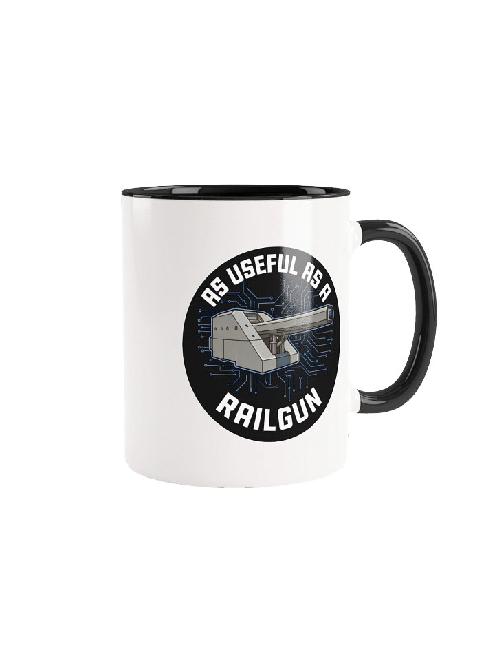 As Useful as a Railgun Mug — TG.MUG-01 product image (2)