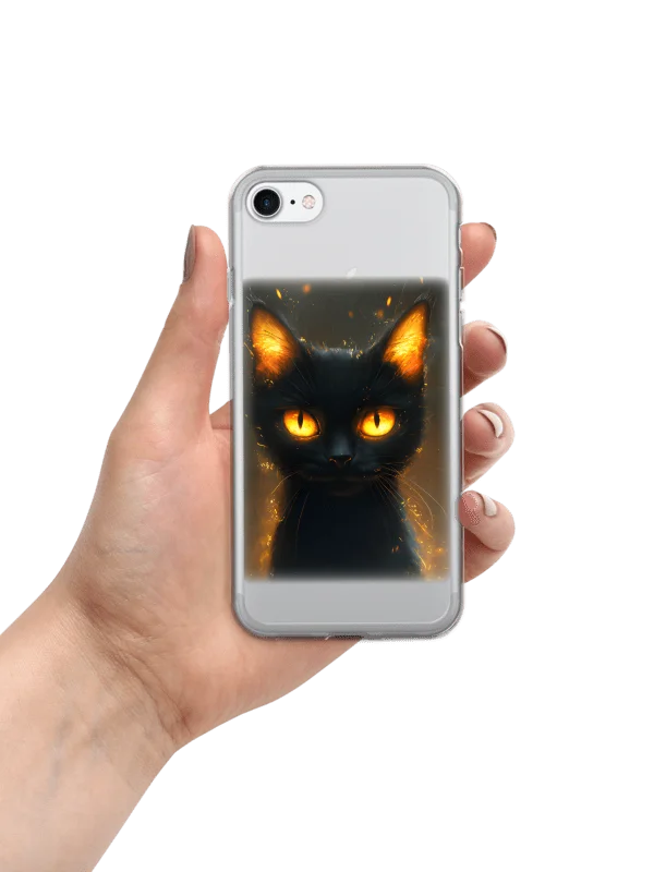 iPhone case with Fire Cat product image (7)