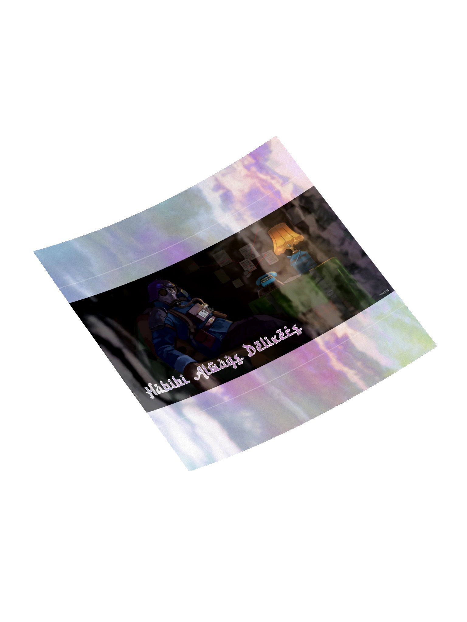 Habibi Always Delivers Holo Sticker | QuicksandGM