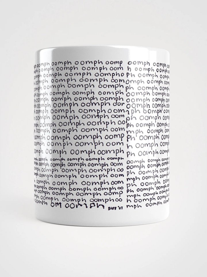 Oomph White Glossy Mug product image (1)