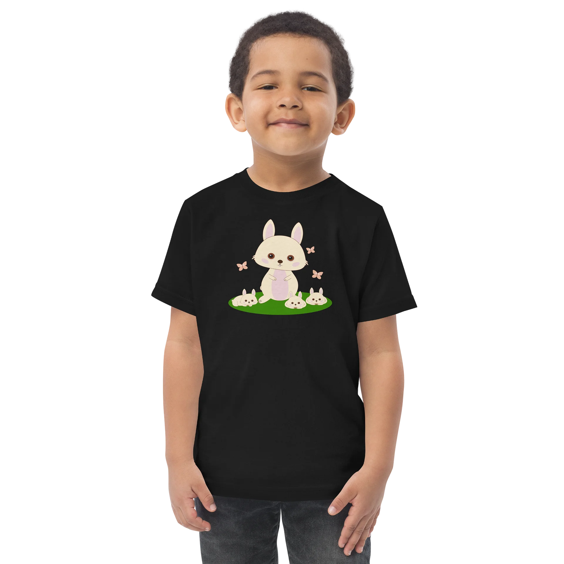 Woodland Families Bunny Toddler Jersey T-Shirt product image (1)