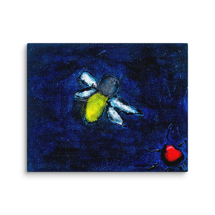 still glowing — firefly painting — canvas print | eza | casa de karma product image (1)