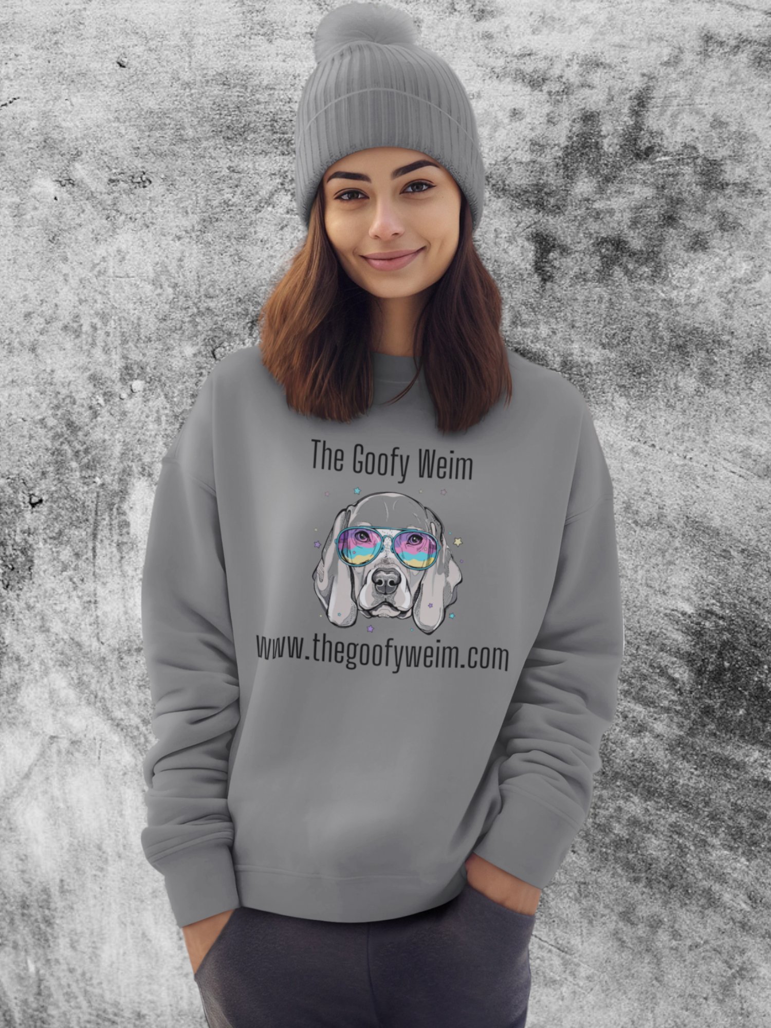 The Goofy Weim Logo Merch - Cotton Heritage Premium Sweatshirt product image (1)