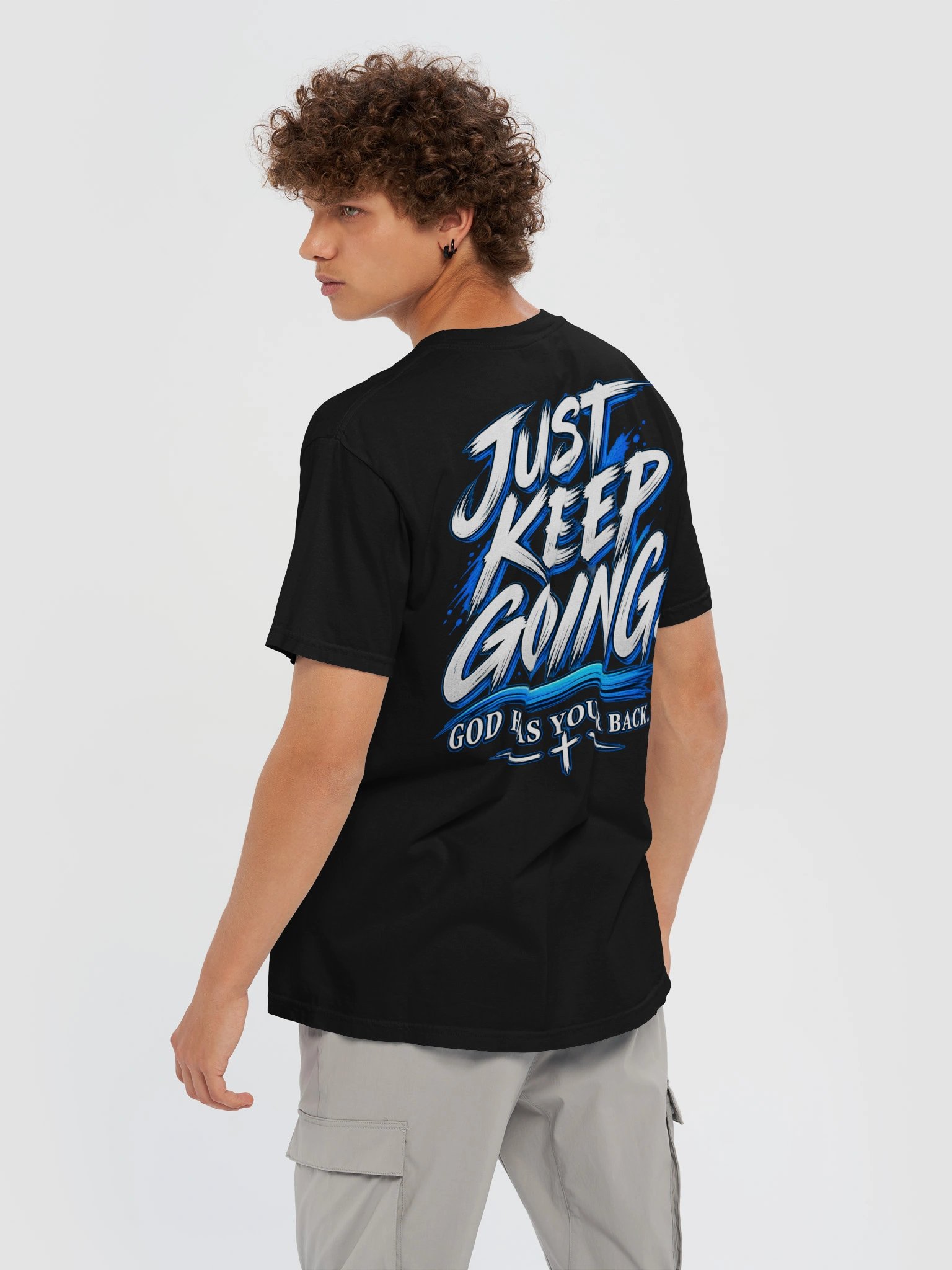 Just Keep Going — God Has Your Back Tee product image (10)