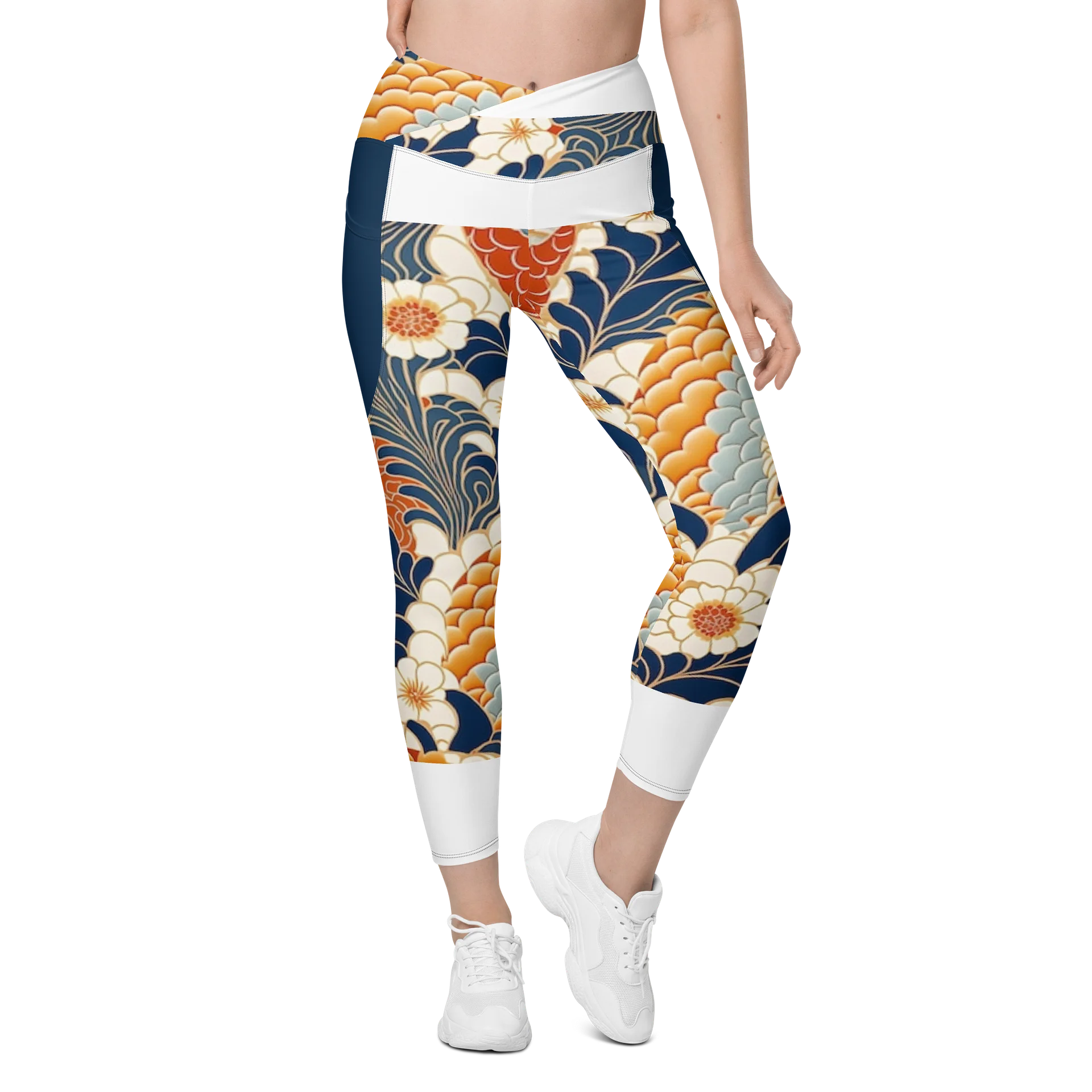 'PHILIUS' Japan Floral Crossover Leggings product image (1)