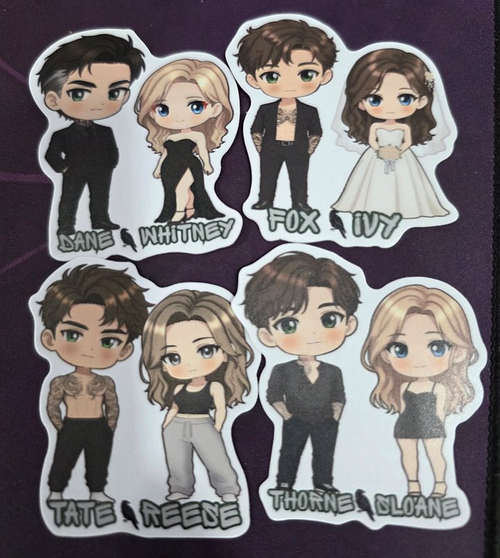 4-Pack Sinclair Chibi Vinyl Stickers product image (1)