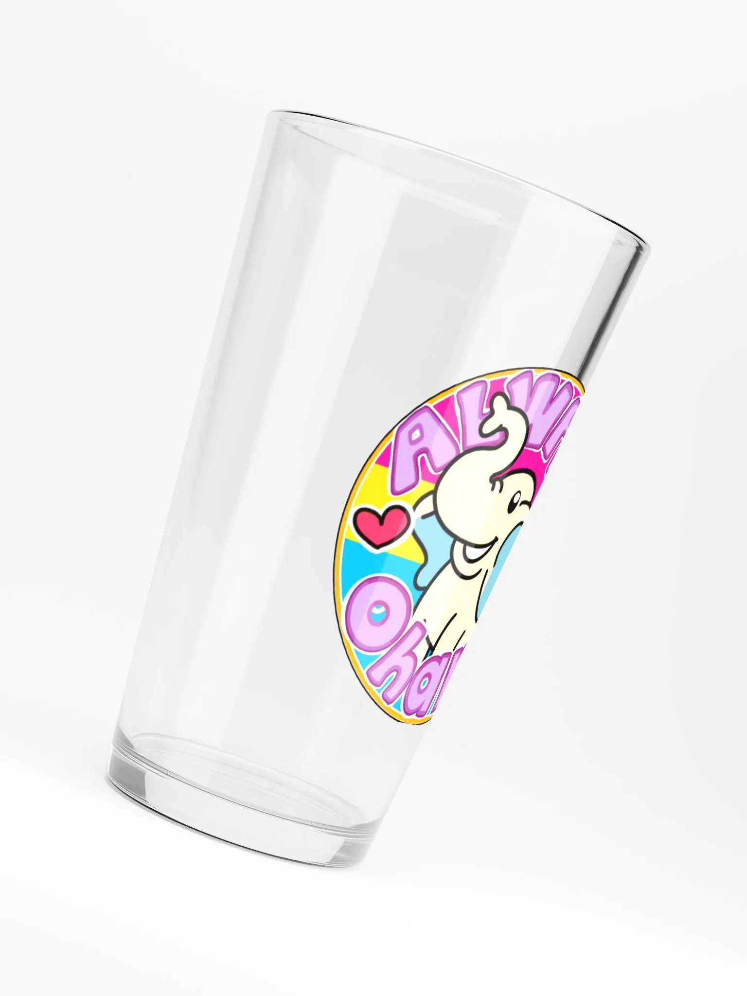 AlwaysxOhana Logo Glass product image (6)