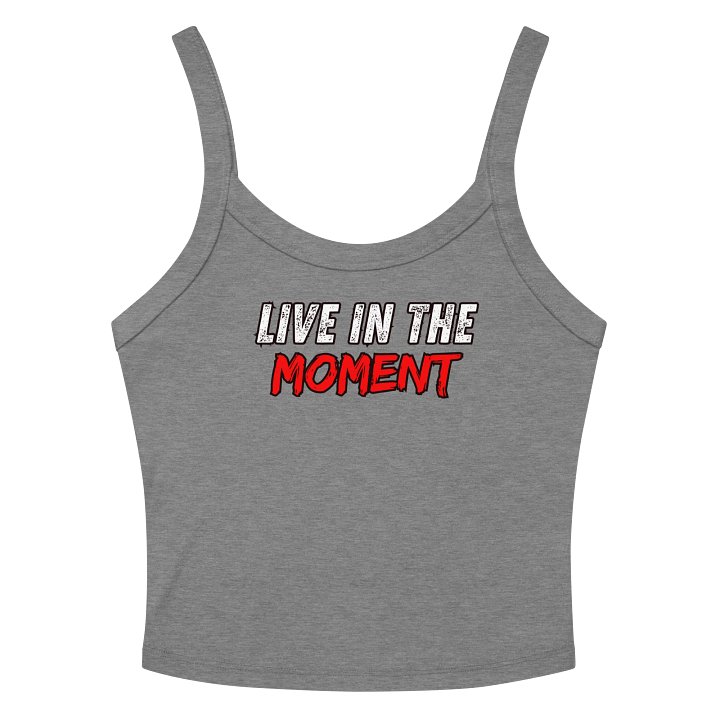 LIVE IN THE MOMENT Ribbed Tank Top product image (12)