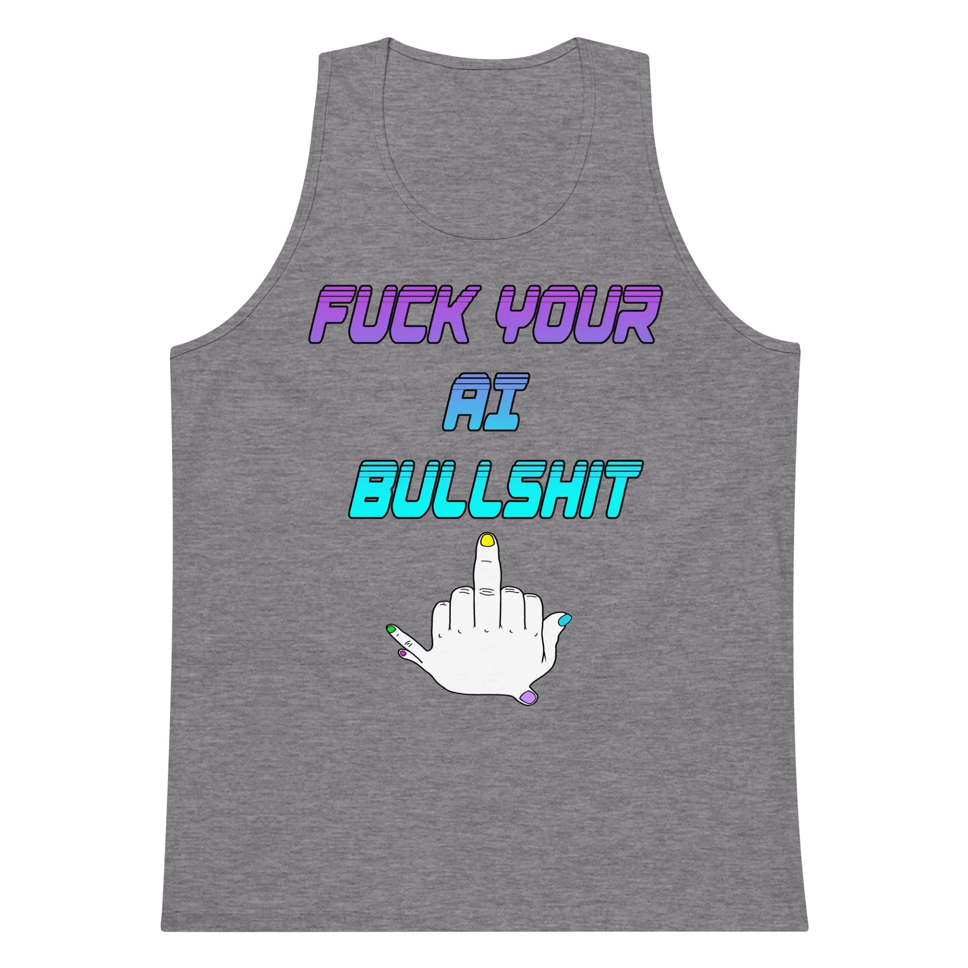AI Bullshit Tank Top M product image (64)