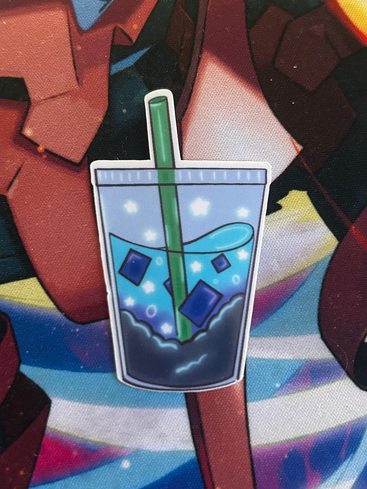 Glossy Blue Drank Sticker product image (1)