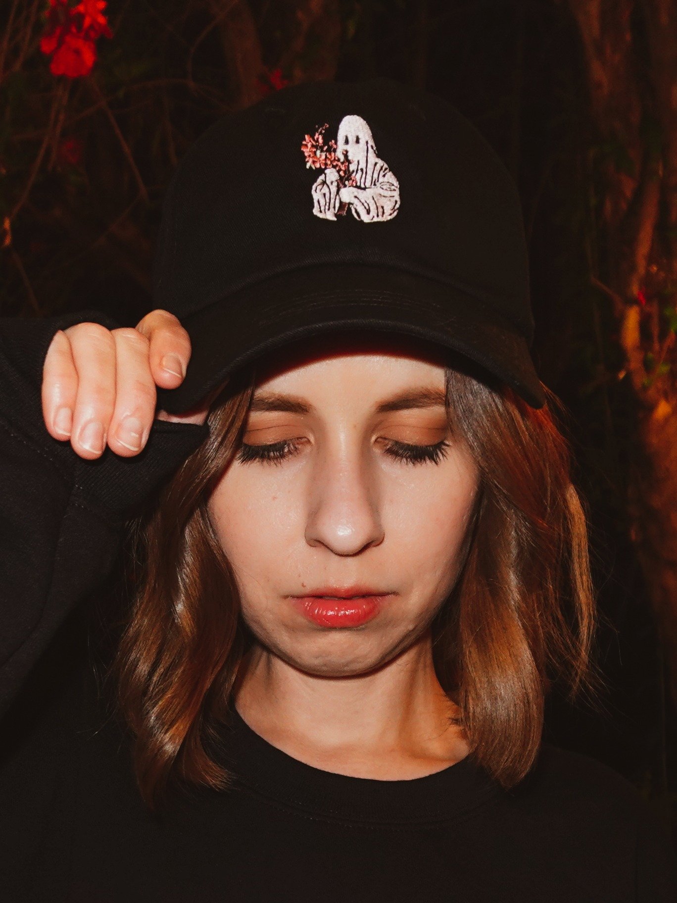 Cherry Blossom Dad Hat Embroidered product image (2)
