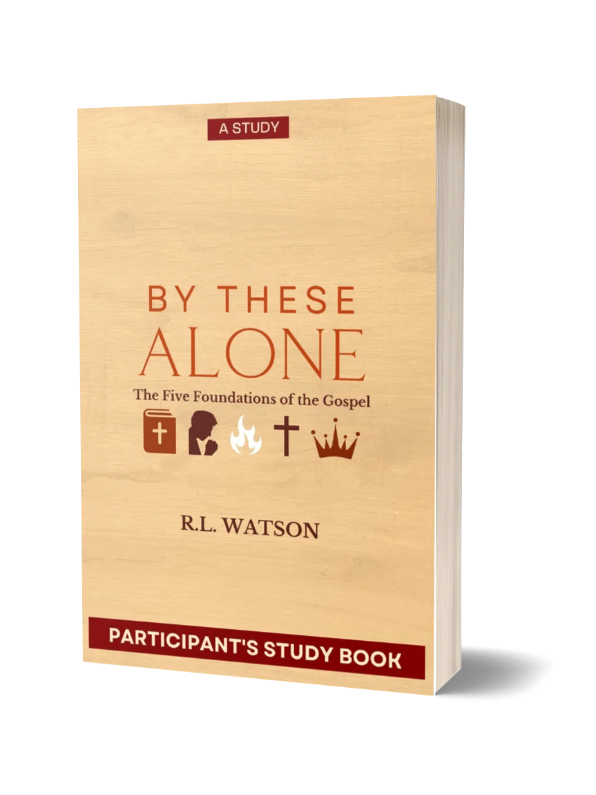 By These Alone: The Five Foundations of the Gospel (Participant's Study Book) product image (1)