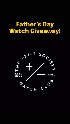 One watch. One lucky father. Could it be you?

We’ve been thinking about doing something fun for the community.

Here’s the d...
