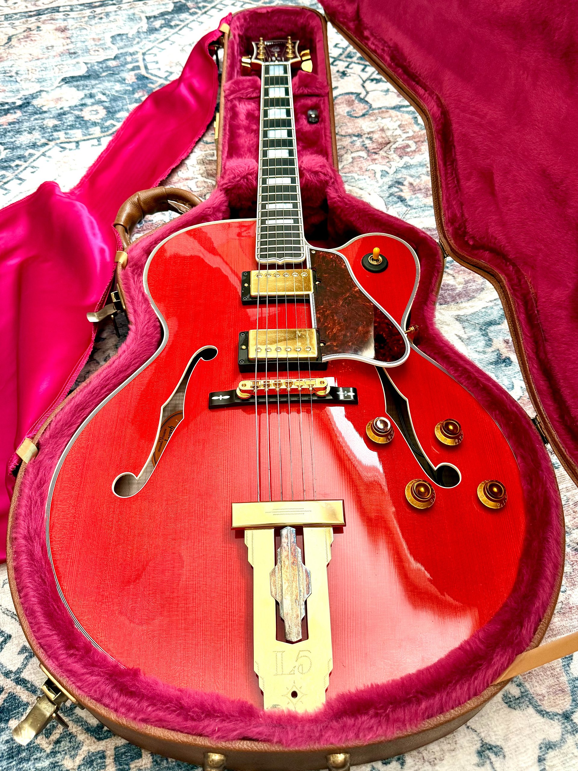 1998 Gibson L5-CT "FIGURED CHERRY RED" Custom Historic Series + OHSC product image (4)