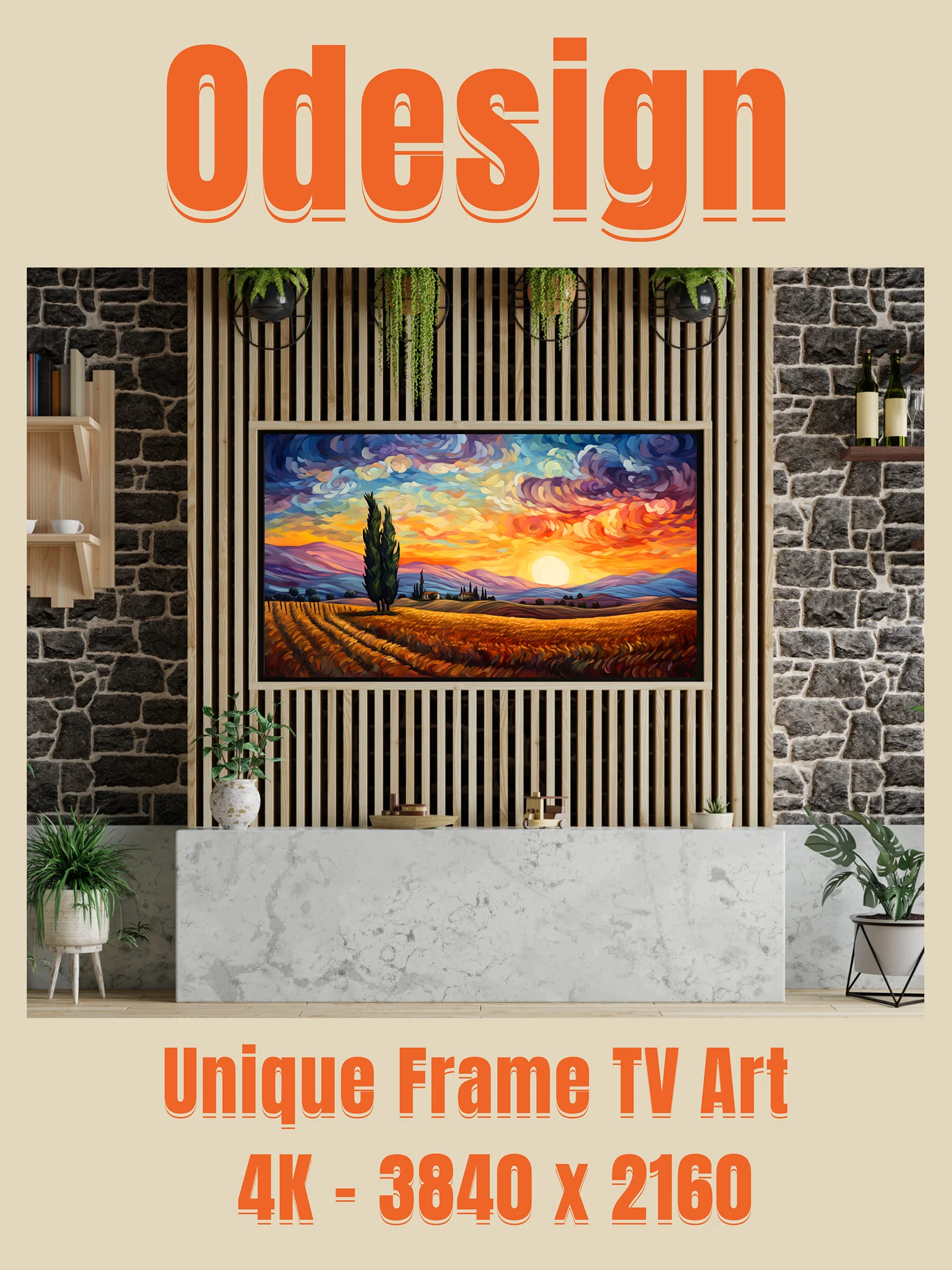 Beautiful landscape at sunset product image (2)