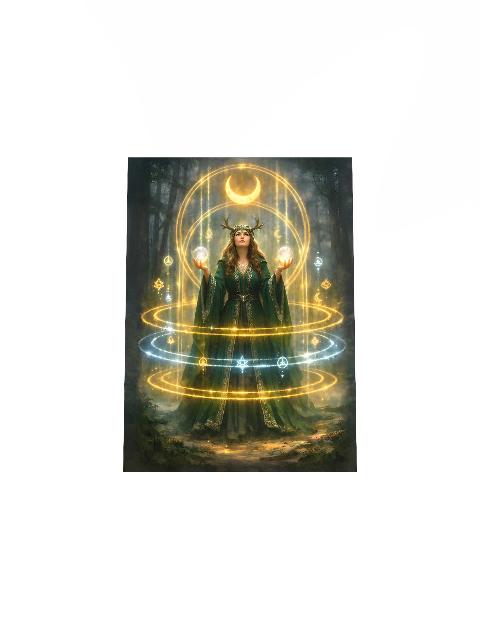 Casting a Circle of White Light, Ritual Mini-Poster product image (4)