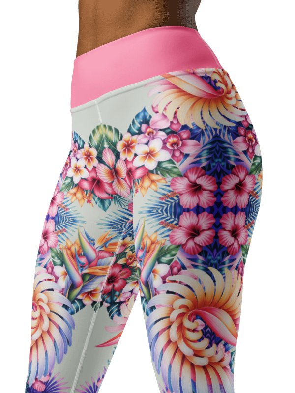 Hawaiian flora-yoga leggings product image (8)
