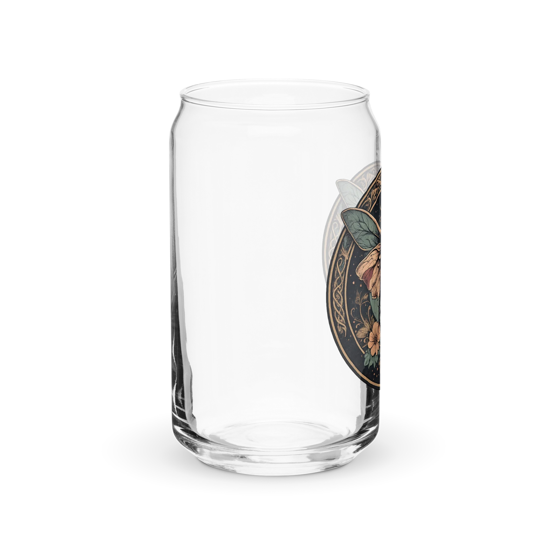 FLORAL MOTHY CAN SHAPED GLASS product image (8)