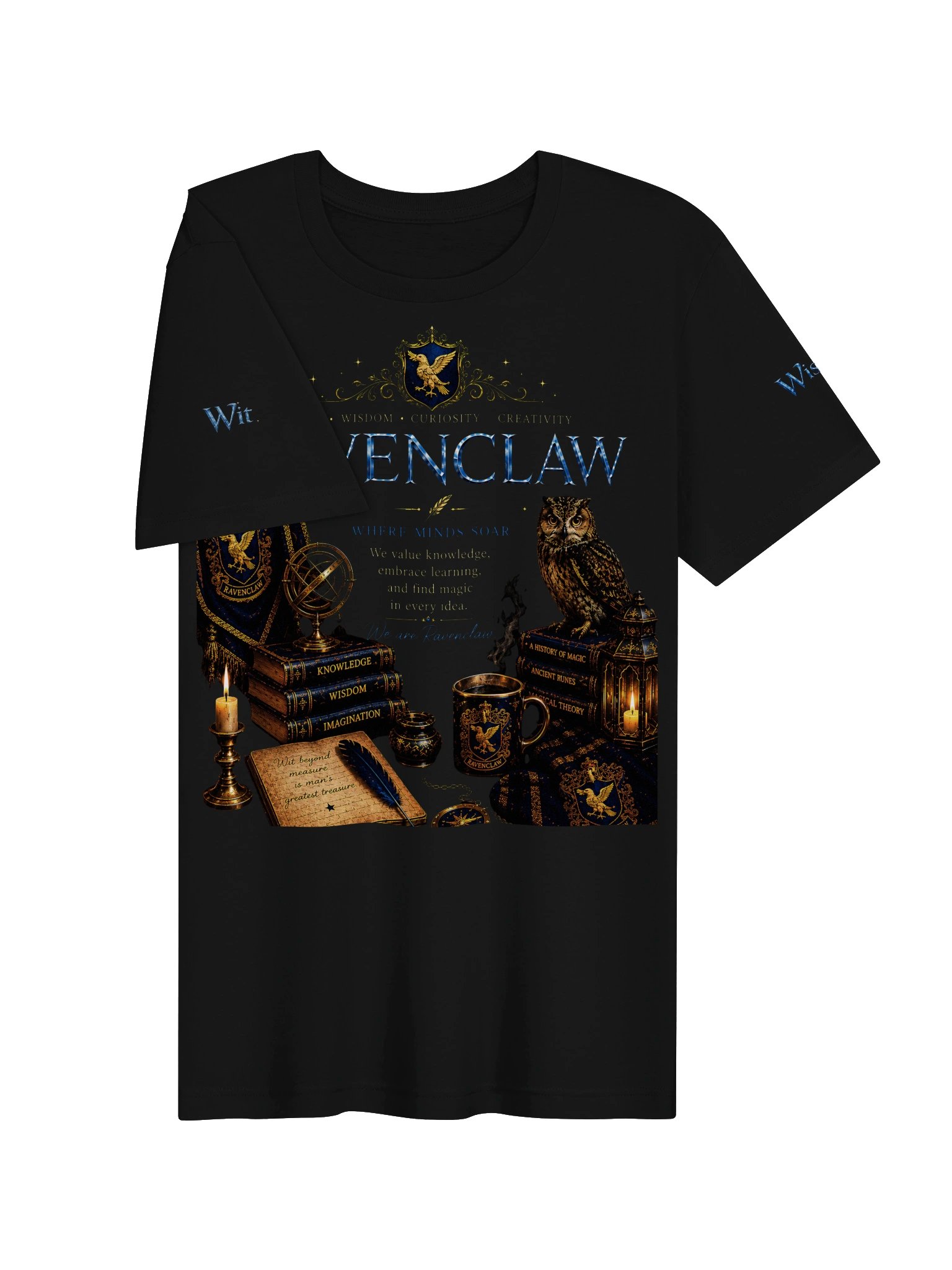 Vintage Wizarding House Collection – Proud to Be Ravenclaw T-Shirt product image (3)