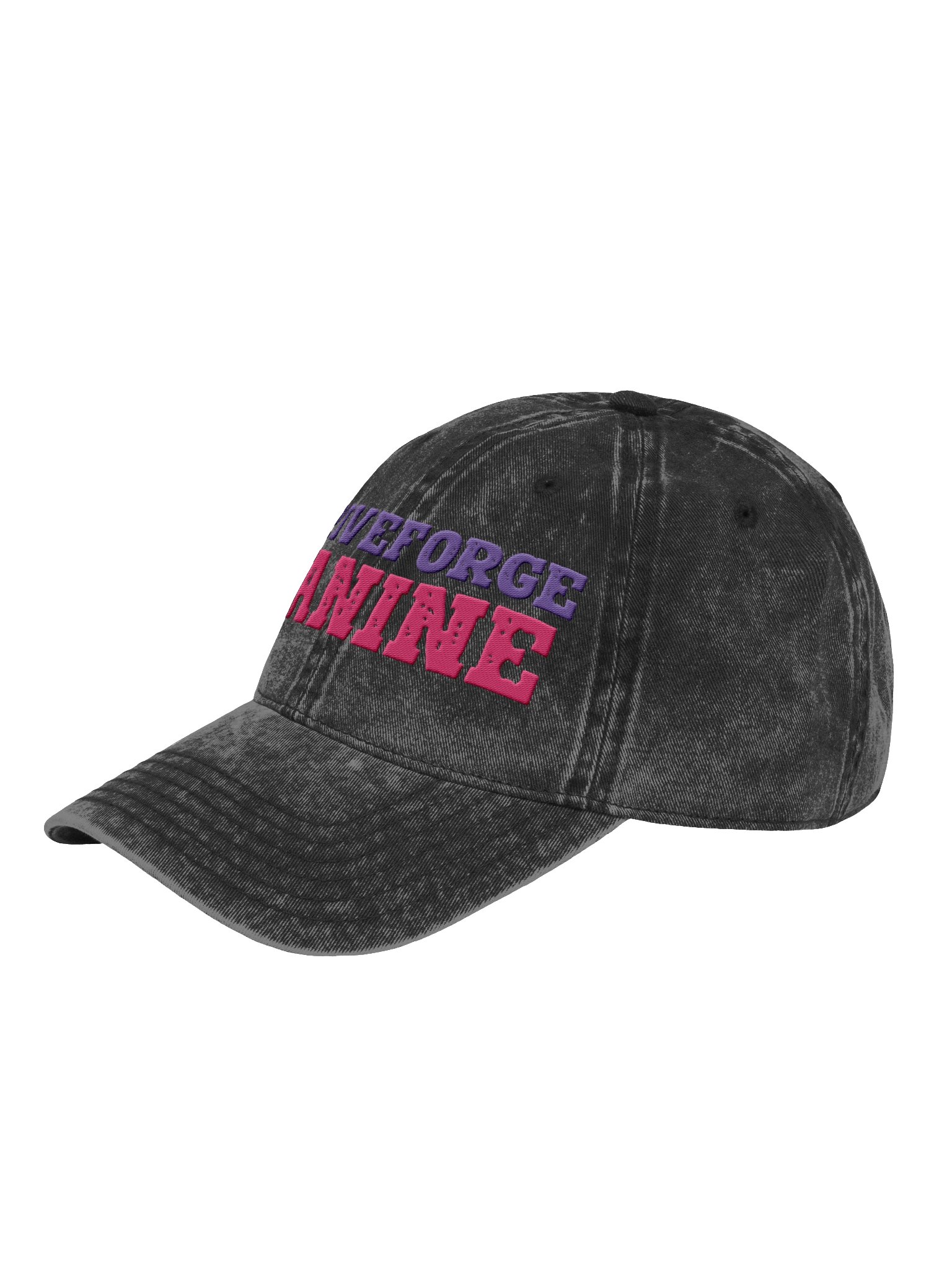 DriveForge Canine Pink & Purple Logo Vintage Dad Cap product image (3)