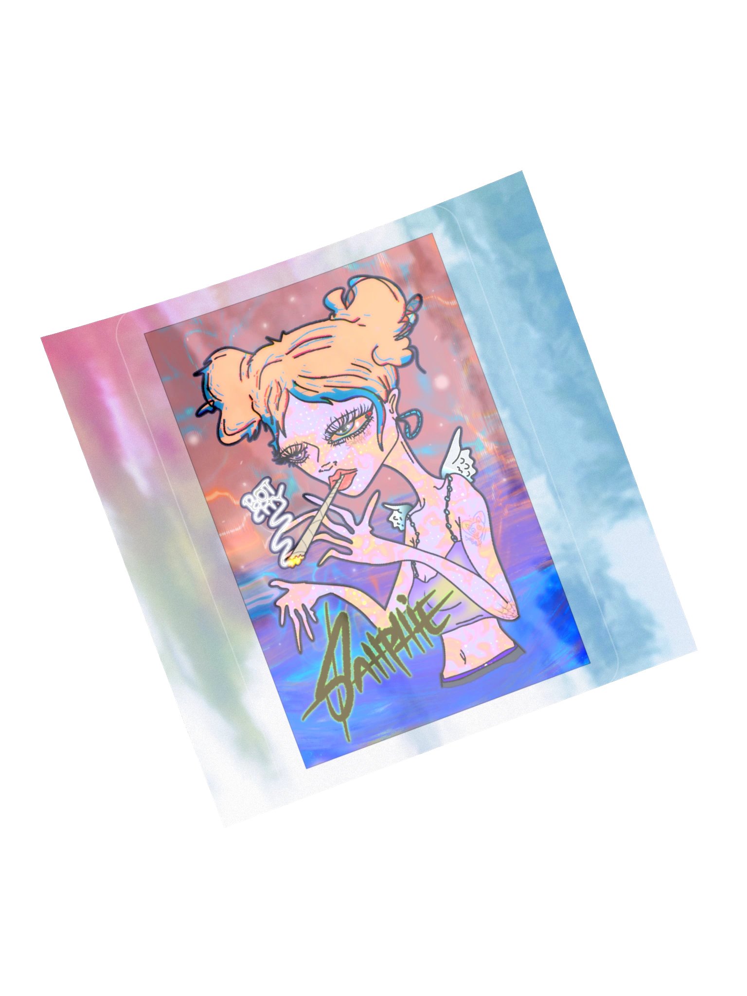 5 MORE MINS Holo Sticker product image (15)