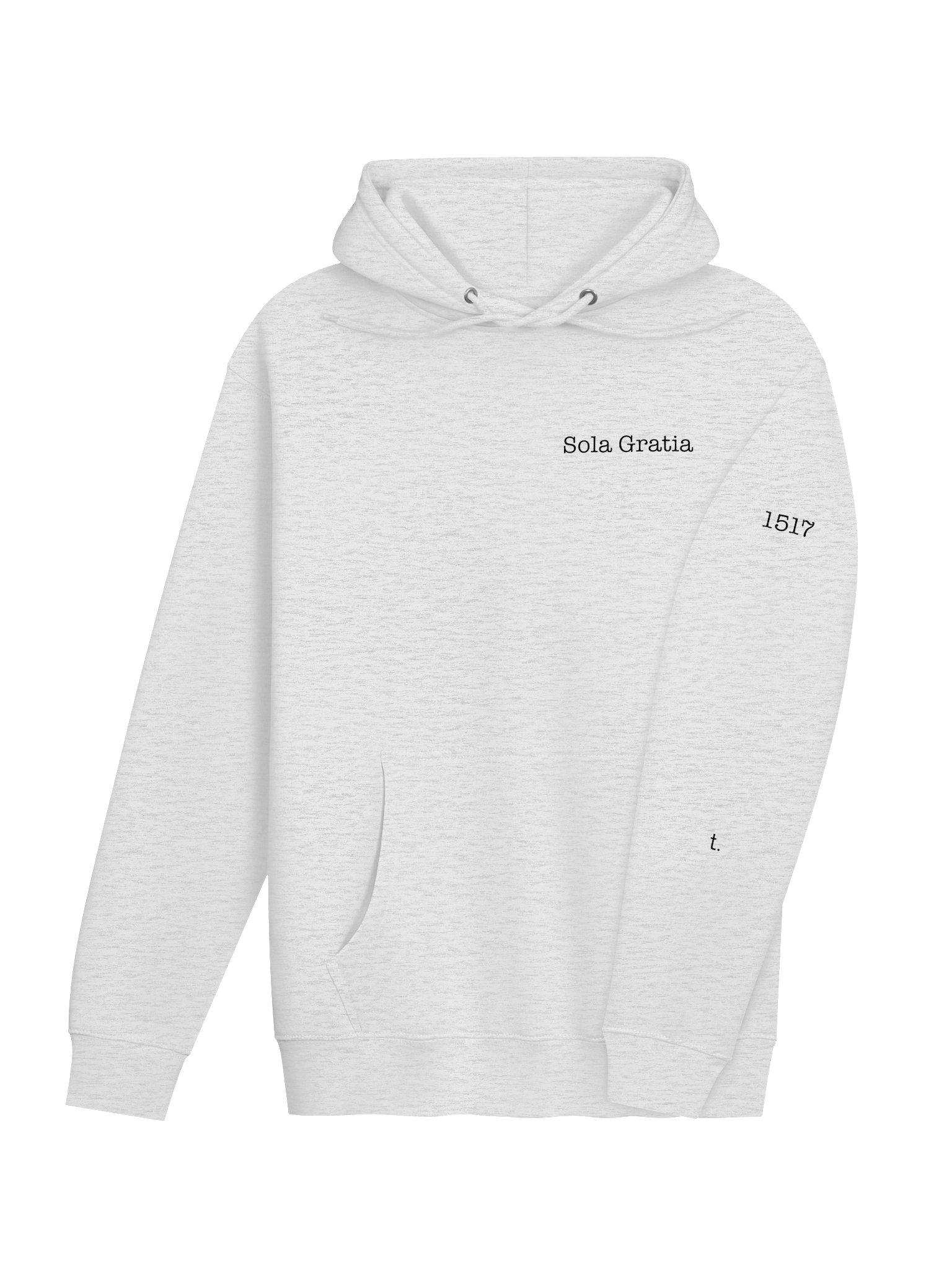Hoodie Sola Gratia - Black product image (3)