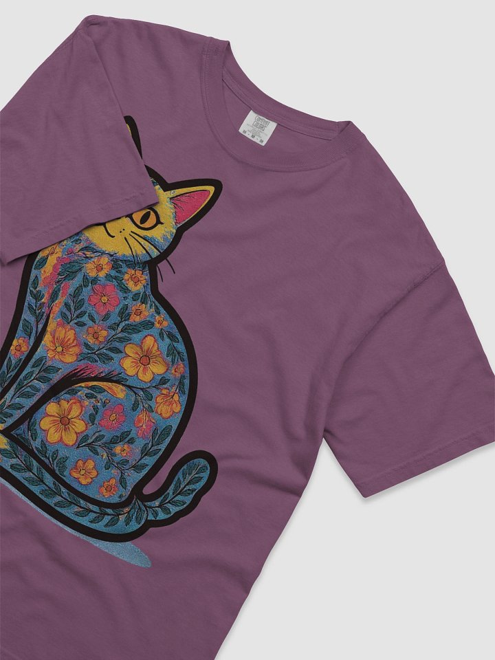 Floral Feline Fantasy T-Shirt product image (2)