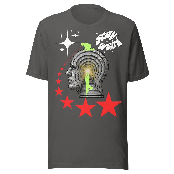 Glowing Mind Stay Weird Tee — Bone Jungle x Bella+Canvas product image (1)