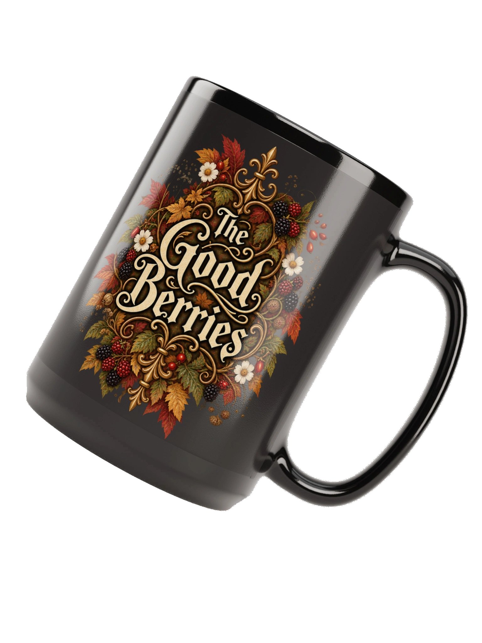 The Good Berries Black Mug product image (4)