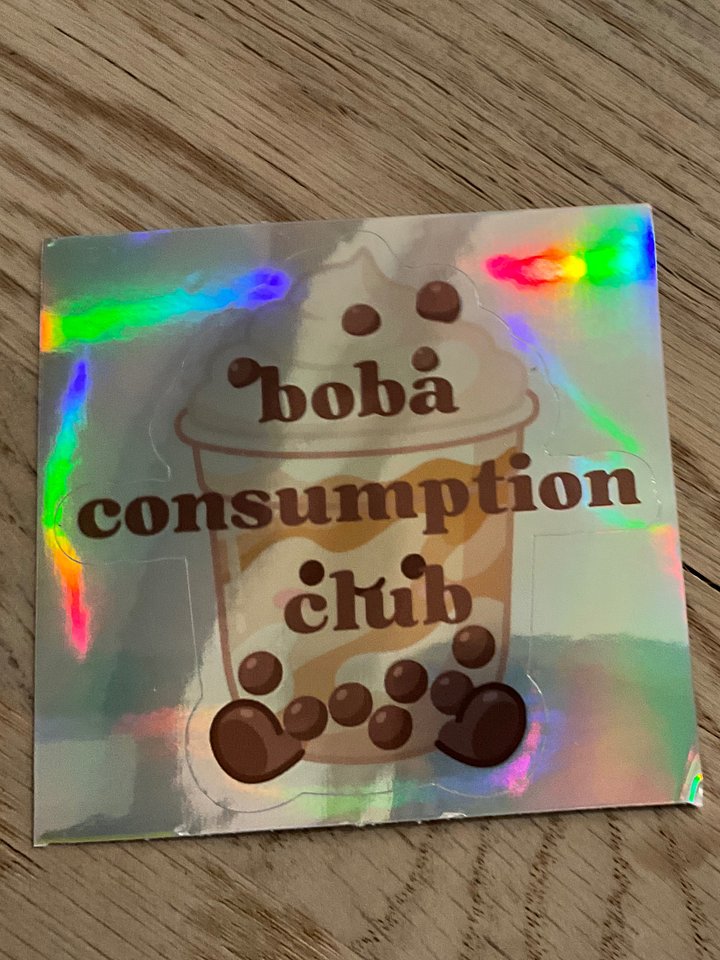 boba consumption club sticker product image (2)