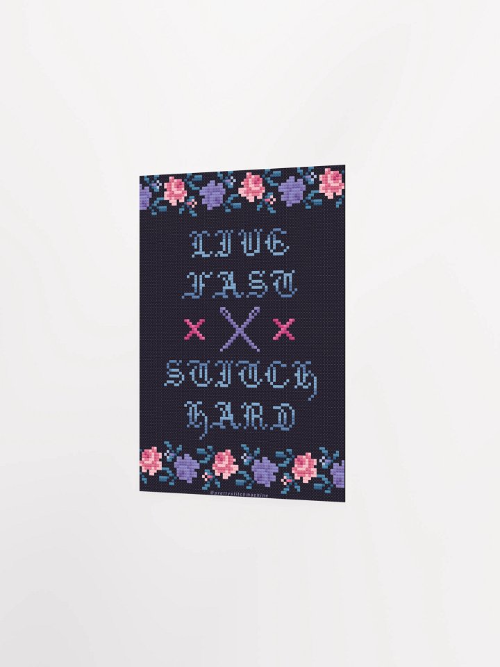 Live Fast Stitch Hard Print product image (2)
