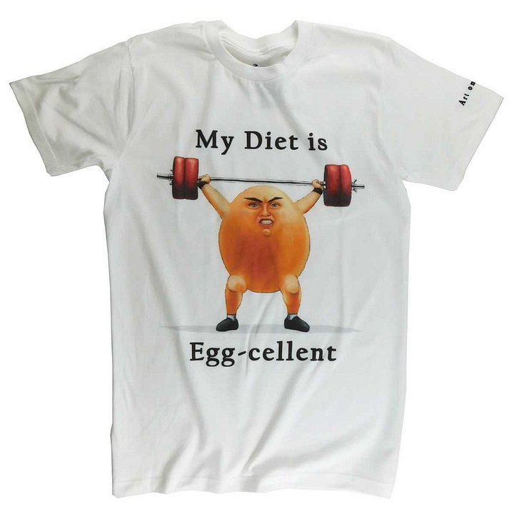 My Diet is Egg-Cellent. An Eating Habit T-Shirt product image (1)