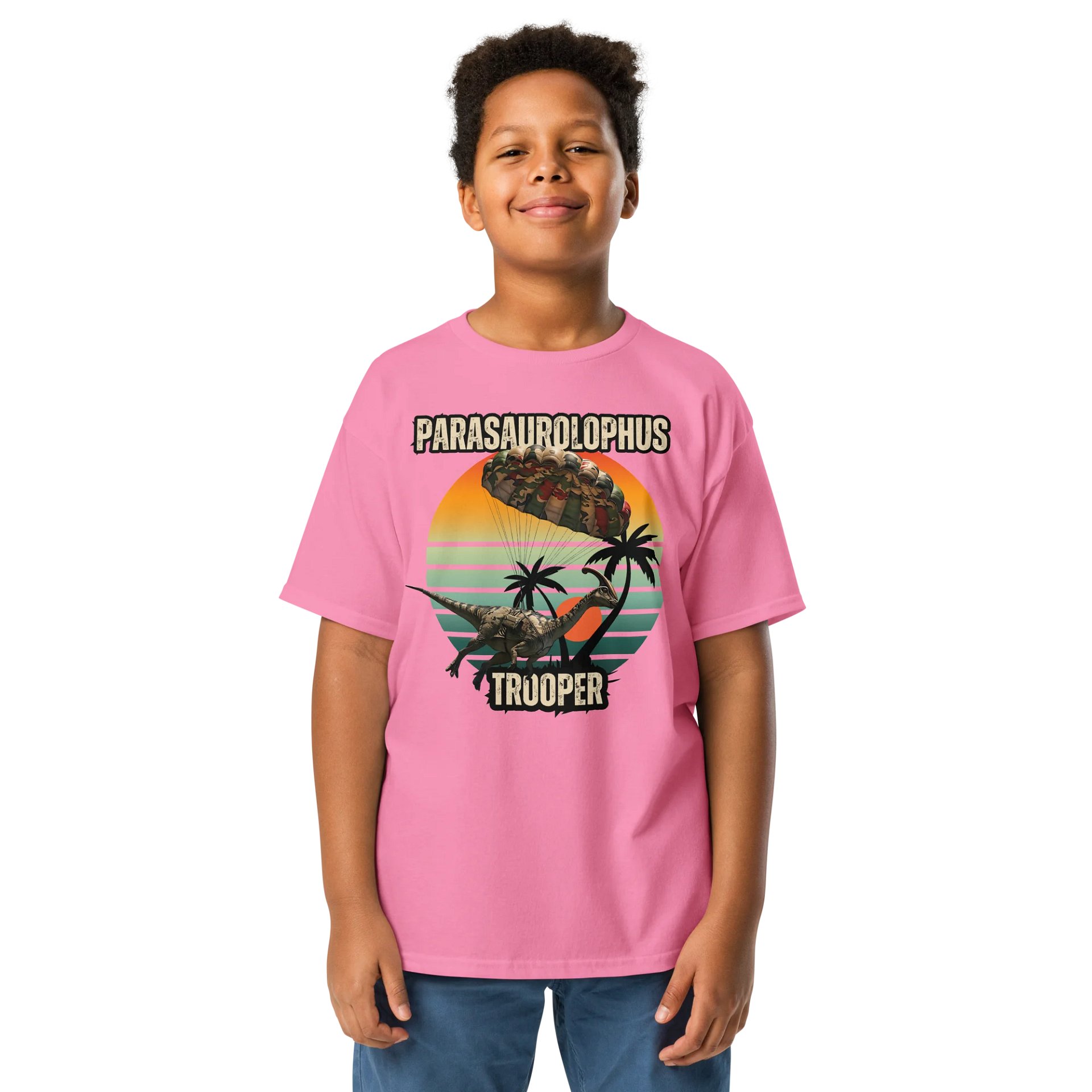 Parasaurolophus Trooper - Dinosaur Paratrooper Shirt product image (6)