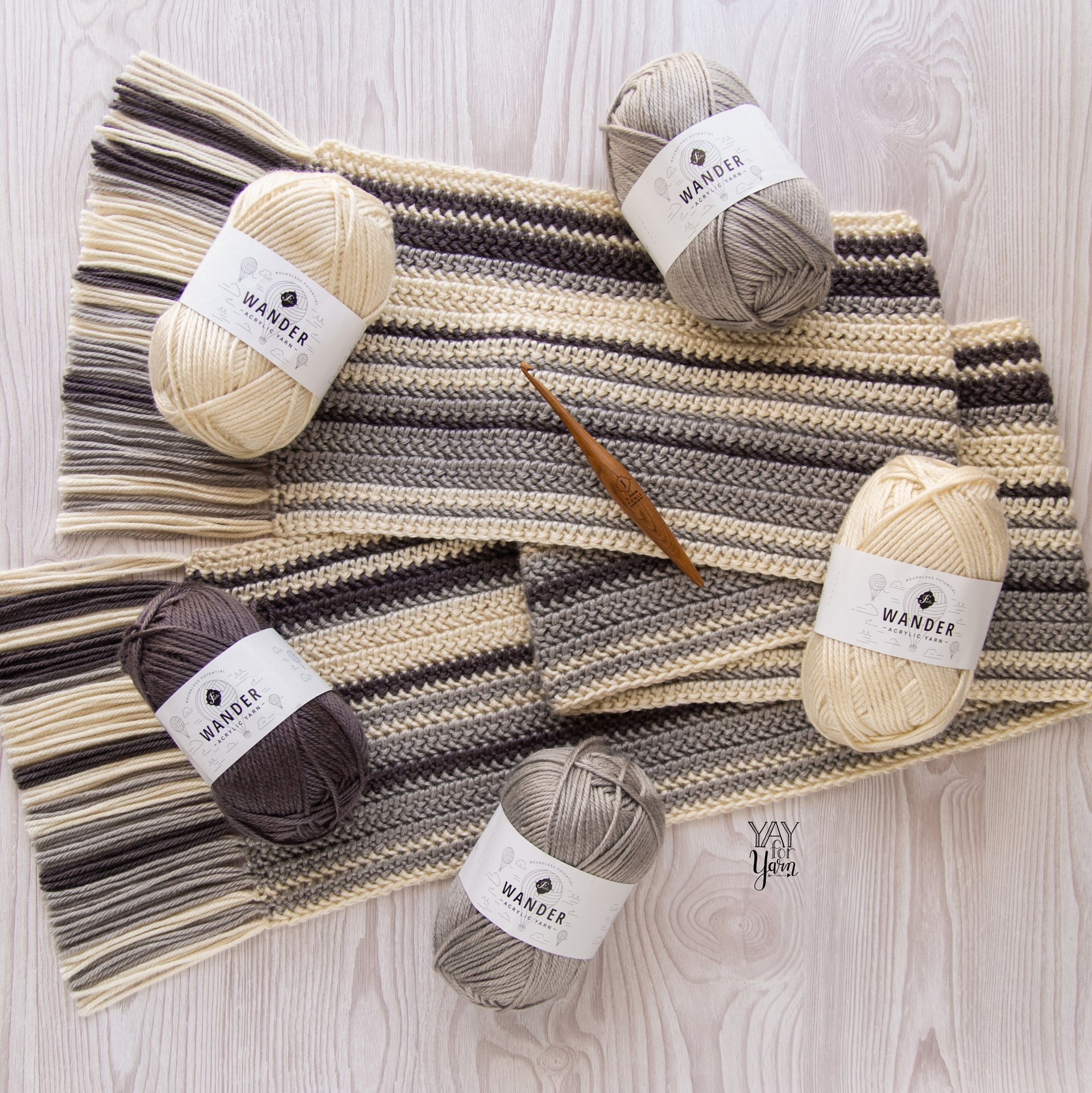 Herringbone Scarf - PDF Crochet Pattern & Video Tutorial product image (5)