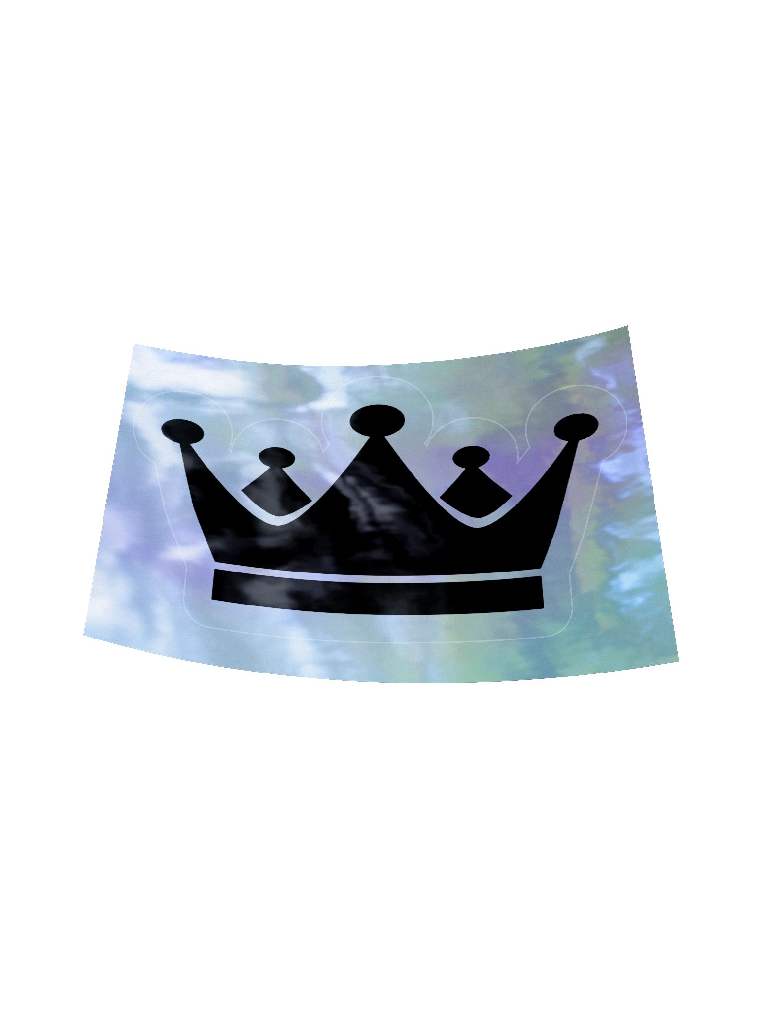 Decium's Holographic Crown Sticker product image (16)