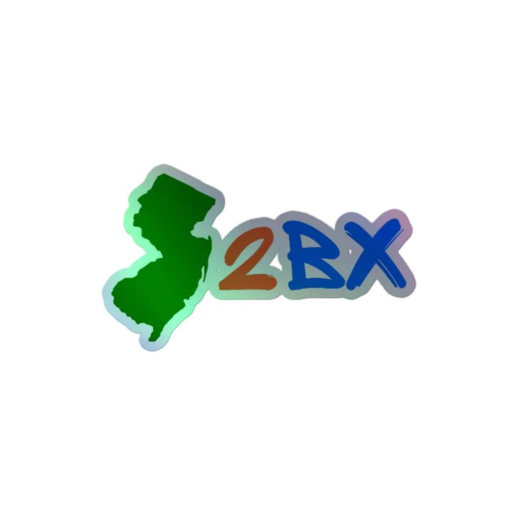 Jersey2Bronx Logo Holographic Sticker product image (2)